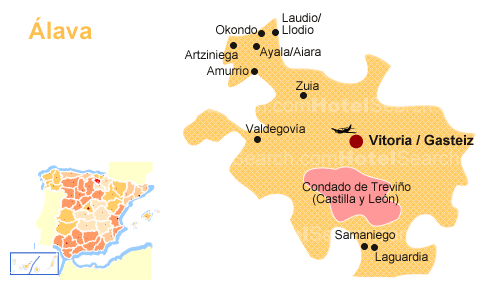 Mapa de Álava