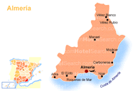 Mapa de Almería