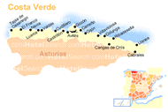 Carte de la Costa Verde