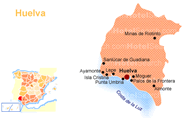 Mapa de Huelva