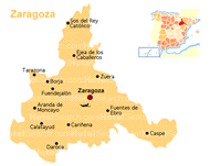 Mapa de Zaragoza